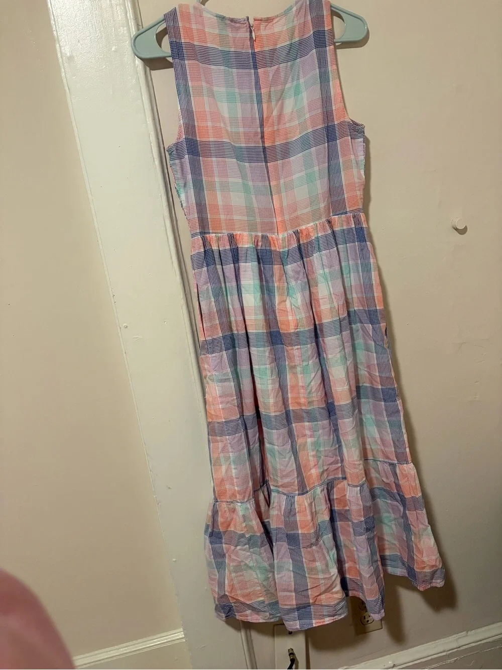 J Crew Smocked Patterned Dress